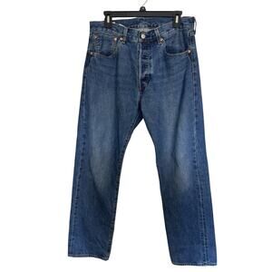 Levi’s 501 ’93 Straight Medium Wash Denim Jeans 32X30 Button Fly Cotton